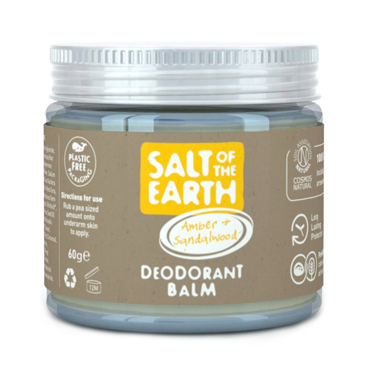 Salt of the Earth Amber & Sandalwood Deodorant Balm 60g